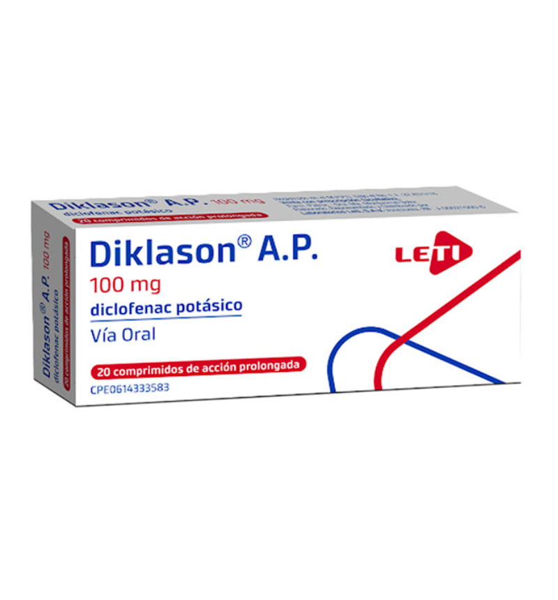 Diclofenac potásico 75 mg/3 mL ampolla (Diklason)