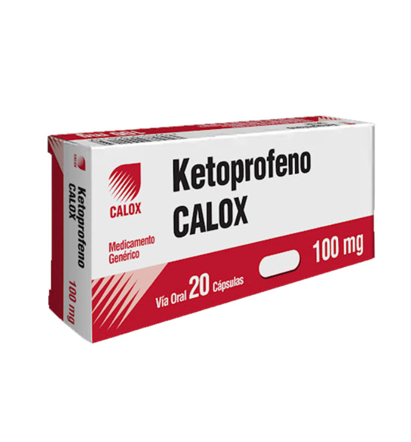 Ketoprofeno 100 mg x 20 cápsulas (Calox)