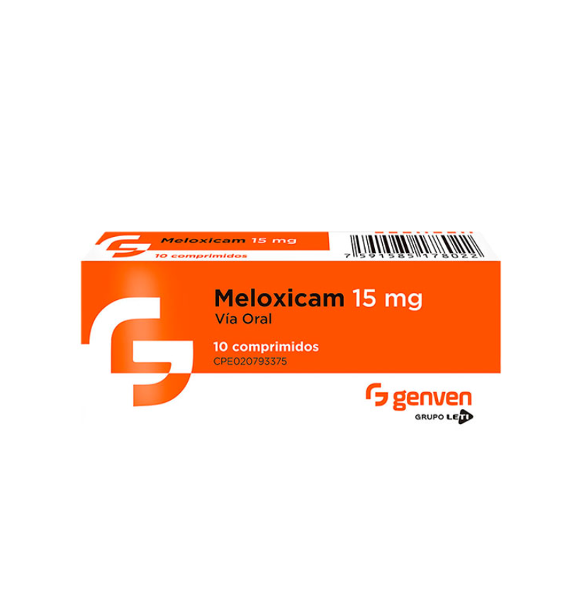 Meloxicam 15 mg x 10 comprimidos (Leti)