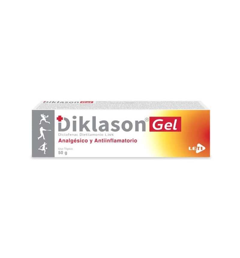 Diclofenac potásico gel 1.16% x 50 g (Diklason)